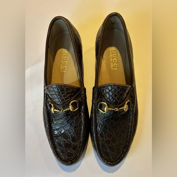 Rare Gucci Alligator Flats 9B - Picture 2 of 6